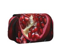 HJBNW Pomegranate Fruit Pencil Case Multi- Slot Pencil Pouch Big Capacity Pencil Bag Portable Makeup Bag for Men Women