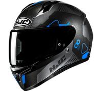 HJC C10 Aspa Helmet, black-grey-blue, size L for Men
