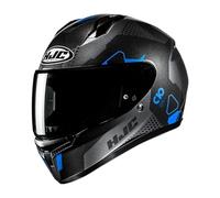HJC C10 Aspa MC2 Blue Full Face Ece22.06 Rated Motorcycle Helmet (2XL)