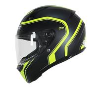 HJC C10 Elie Full Face Ece22.06 Rated Motorcycle Helmet MC3HSF Yellow (M)