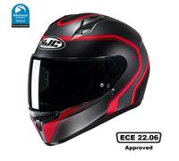 HJC C10 Motorcycle Helmet - Elie MC1SF Red