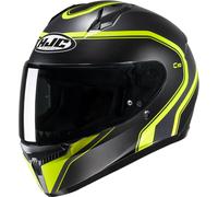 HJC C10 Elie Helmet, black-yellow, size L for Men
