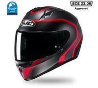 HJC C10 Motorcycle Helmet - Elie MC1SF Red