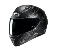 HJC C10 Epic Full Face Motorcycle Helmet Motorbike Scooter ACU Gold Crash Lid Black/Gold (XS)