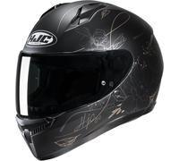 HJC C10 Epik Ladies Helmet, black-gold, size S for Women
