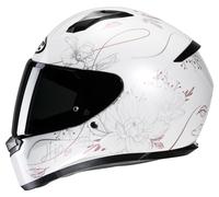 HJC C10 Epik Ladies Helmet, white-pink, size L for Women