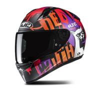HJC C10 Fop Full Face Helmet Black/OrangeXS Black,Orange