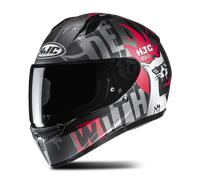 HJC C10 Fop Full Face Helmet Black/RedL Black,Red