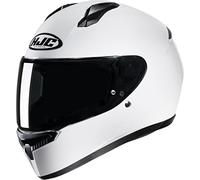 HJC C10 Full Face Motorcycle Helmet Motorbike Scooter Crash Lid. ECE 22.06. Gloss White (XXL) 62/63cm