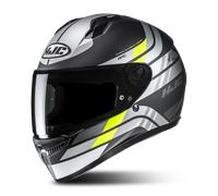 HJC C10 Hiper Full Face Helmet Black/Grey/Fluo YellowXL Black,Grey,Fluo Yellow
