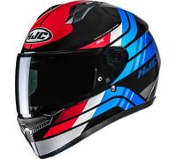 HJC C10 Hiper Helmet, black/red/blue, size L (58/59)