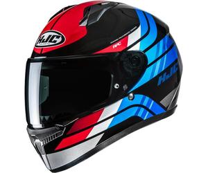 HJC C10 HIPER Integralhelm rot-blau MC21 XL