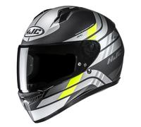 HJC C10 Hiper Yellow MC3HSF Full Face Ece22.06 Rated Motorcycle Helmet (L)