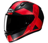 HJC C10 Tez Full Face Motorcycle Helmet Motorbike Scooter ACU Gold Crash Lid Red (L)