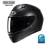 HJC C10 Full Face Motorcycle Helmet Motorbike Scooter ACU Gold Crash Lid Matt Black (XXXS)