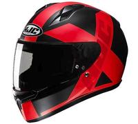 HJC C10 TEZ MC1SF Full Face Helmet Black Red Matte Size S