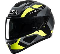 HJC C10 Tins Helmet, black-grey-yellow, size 2XL for Men
