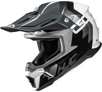 HJC C50 Primal Motocross Helmet, black-grey-white, size XL for Men