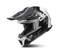 HJC C50 Primal Motocross Helmet, black-grey-white, size L for Men