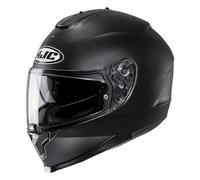 HJC C70N Plain Full Face Motorcycle Helmet Matt Black (XXL)