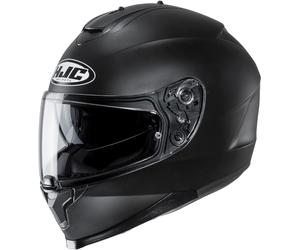HJC C70N Solid Helm, black, size S for Men