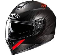 HJC C70N Sway Helmet, black/red, size S (55/56)