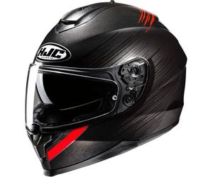 HJC C70N Sway Helmet, black-red, size XS 54 55 for Men