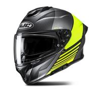 HJC C71 Morix Helmet, black-grey-yellow, size L for Men