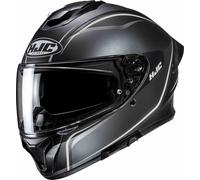 HJC C71 Quez Helmet, black-grey-white, size S for Men