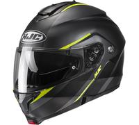 HJC C91 Tero Helmet, black-grey-green, size XS 54 55 for Men
