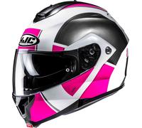 HJC C91N Jyn Helmet, black-white-pink, size L for Men