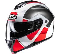 HJC C91N Jyn Helmet, black-white-red, size S for Men