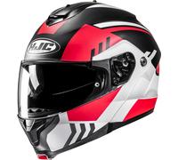 HJC C91N Kaon Helmet, black-white-red, size 2XL for Men