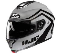 HJC C91N Nepos Modular Motorcycle Helmet Flip Front Touring Motorbike Lid Black (XXL)