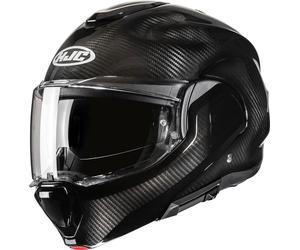 HJC F100 Carbon Solid Helmet, black, size M for Men