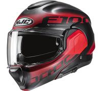 HJC F100 Hetal Helmet, black/red, size M (57/58)