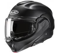 HJC F100 Modular Motorcycle Helmet Solid Semi Flat Black Matte 189270