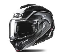 HJC F100 Reff Modular Helmet Black/GreyXL Black,Grey