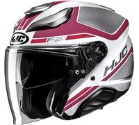 HJC F31 Ceron Jet helmet, grey-white-red, size XS 54 55 for Men