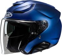 HJC F31 Solid Jet Helmet, blue, size M for Men