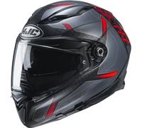 HJC F70 Dever Helmet, grey/red, size XXL (63/64)