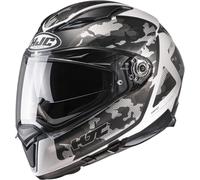HJC F70 Katra Helmet, snow white camouflage, size S (55/56)