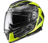 HJC F70 Katra Helmet, yellow/camouflage, size XS (53/54)