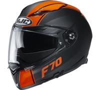 HJC F70 Mago Helmet, black/orange, size XS (53/54)