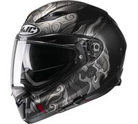 HJC F70 Spector Helmet, black/grey, size XL (61/62)