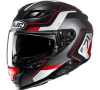 HJC F71 Arcan Helmet, black-white-red, size L for Men