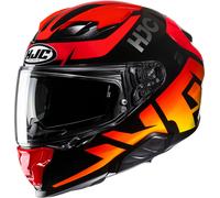 HJC F71 Bard Helmet, black-red-yellow, size XL for Men