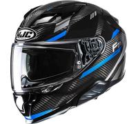 HJC F71 Carbon Esira Helmet, black-blue, size L for Men