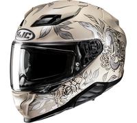 HJC F71 Eliz Helmet, black-silver-beige, size M for Women
