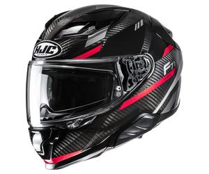 HJC F71 Esira Full-Face Helmet M unisex Carbon/Red, M